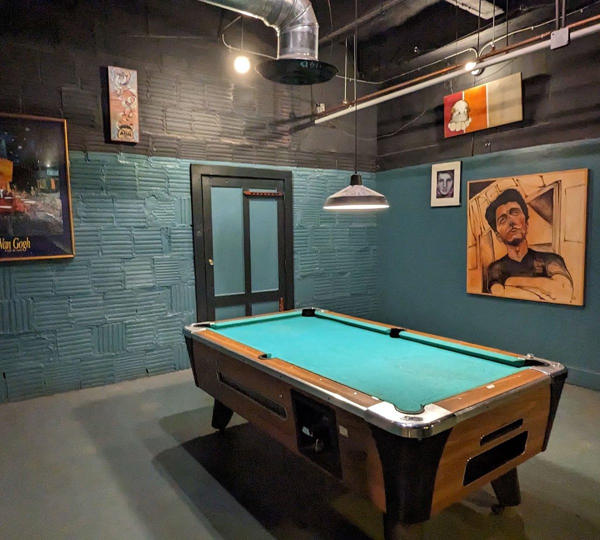 Interior of Java's Cafe, specialty coffee shop in Rochester