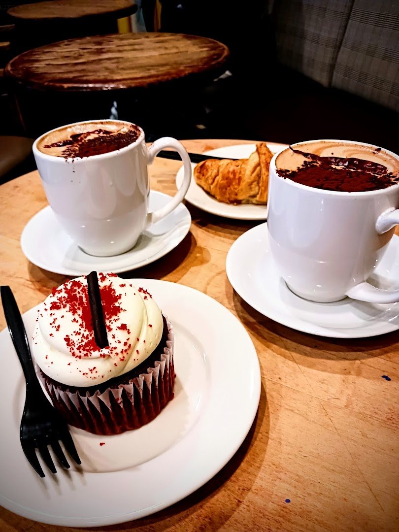 Coffee at Java's Cafe, specialty coffee shop in Rochester