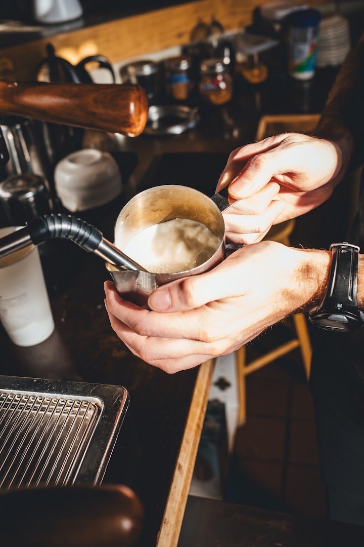 Coffee at Corner Coffee Uptown, specialty coffee shop in Minneapolis