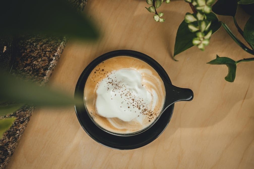 Coffee at Corner Coffee Uptown, specialty coffee shop in Minneapolis
