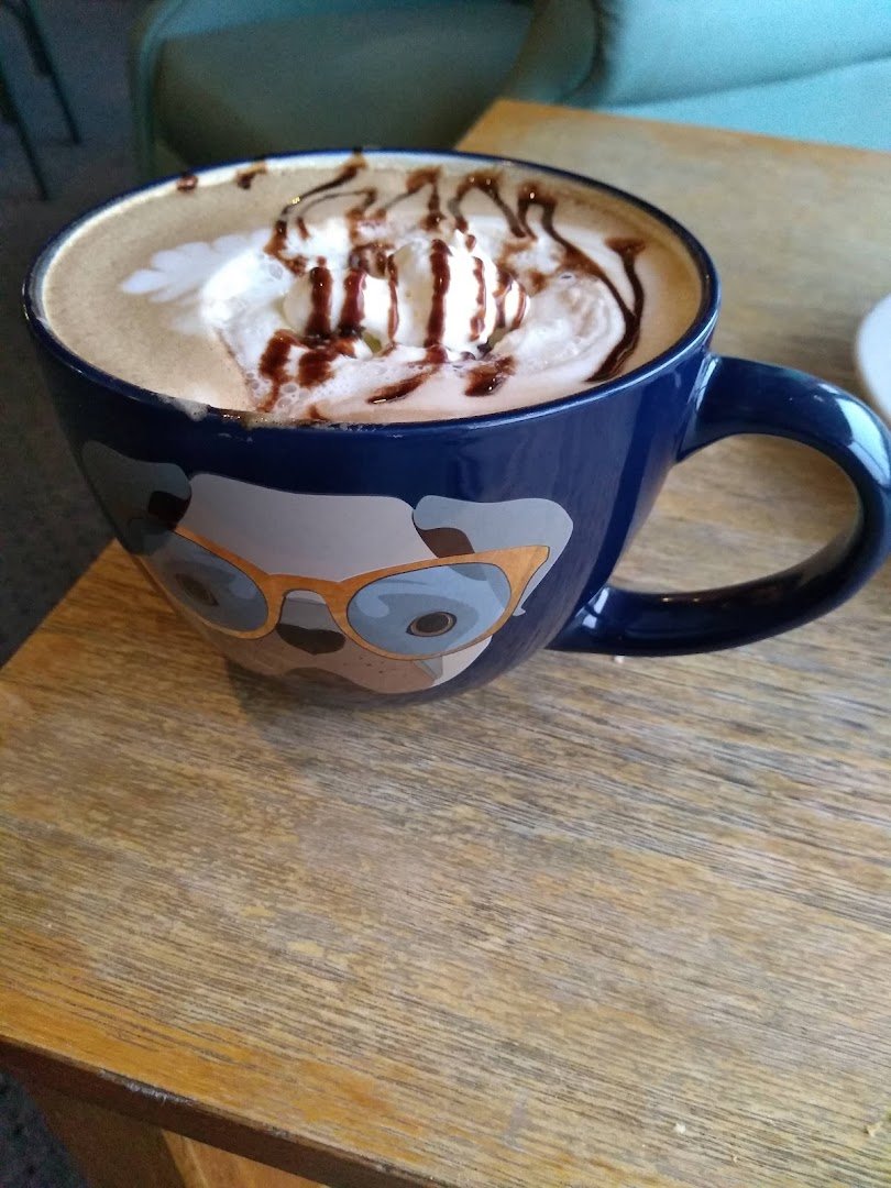 Coffee at Strange Brew, specialty coffee shop in Indianapolis
