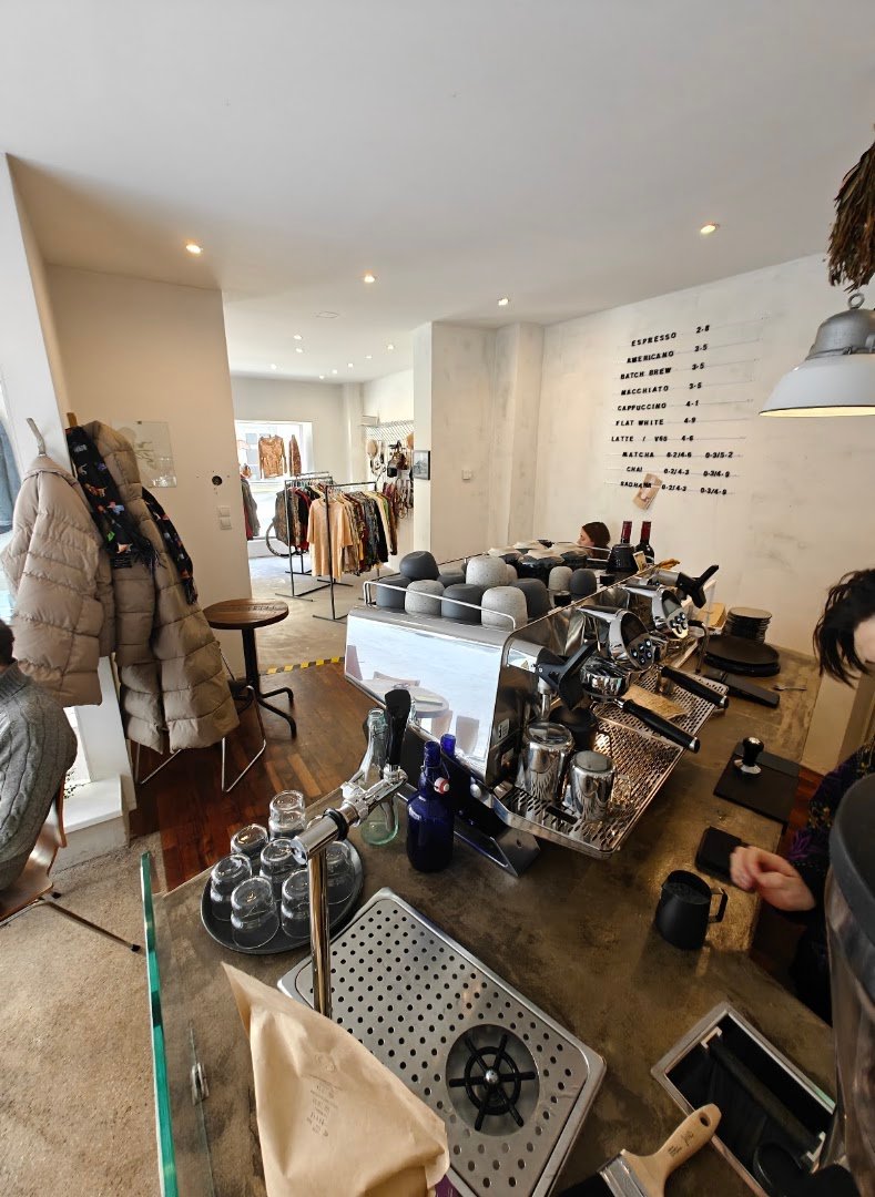 Interior of STUDIO by Nook - Café & Vintage Schönbrunn, specialty coffee shop in Vienna