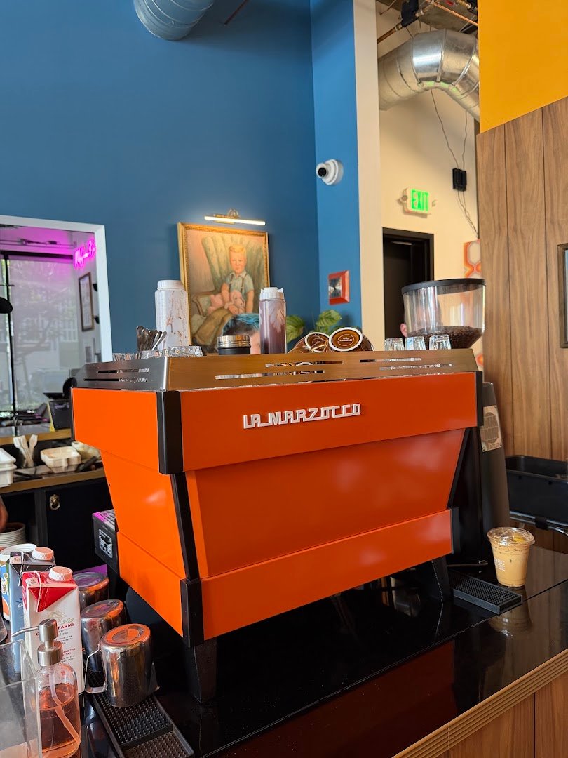 Interior of Mnemonic Coffee, specialty coffee shop in San Diego