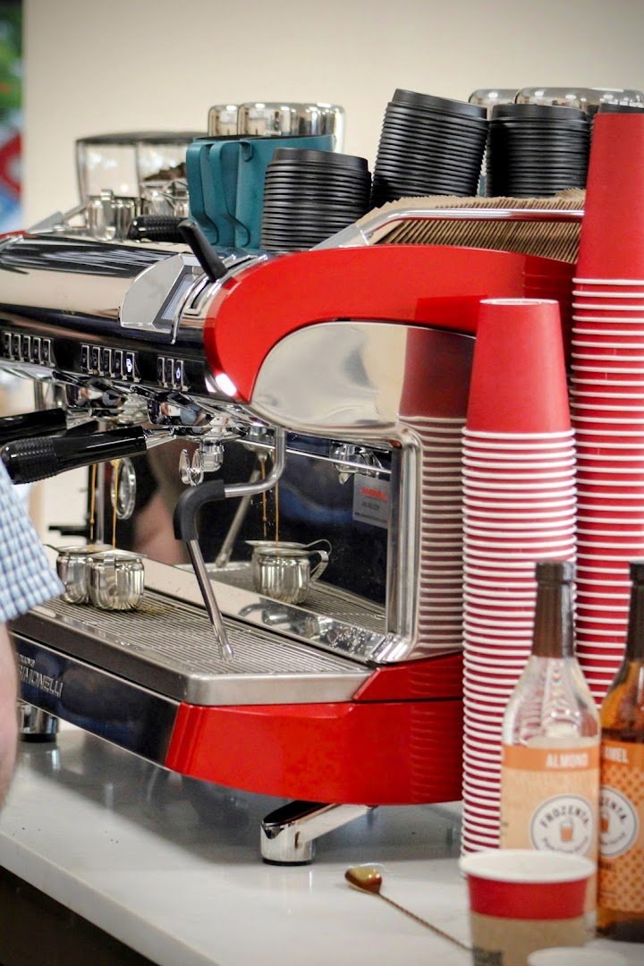 Interior of Red Otter Coffee, specialty coffee shop in Buffalo