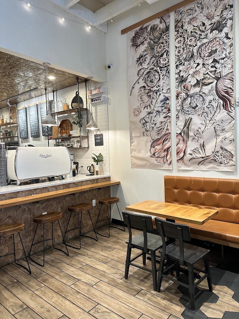 Interior of New Holland Coffee Company, specialty coffee shop in Lancaster