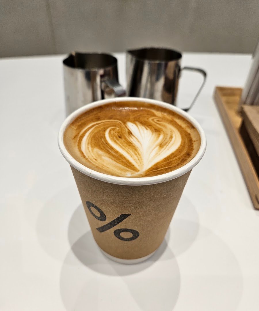 Coffee at % Arabica Toronto Sherway Gardens, specialty coffee shop in Toronto