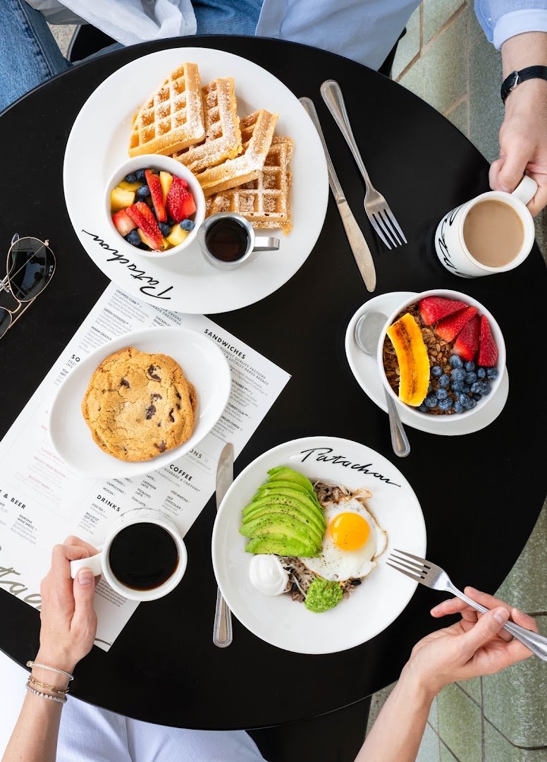 Food at Café Patachou, specialty coffee shop in Indianapolis