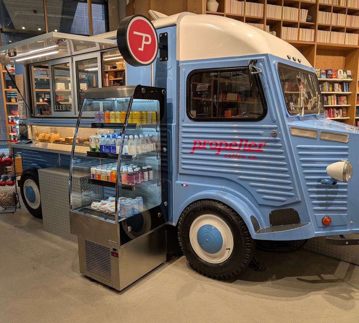 Storefront of Propeller Coffee Co., specialty coffee shop in Toronto