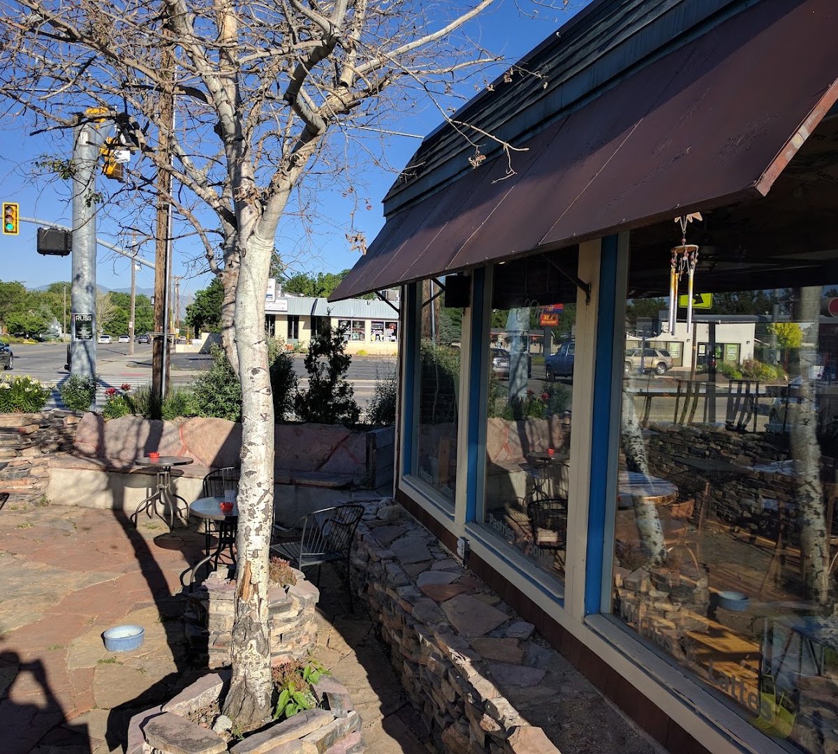 Storefront of Higher Ground Coffee, specialty coffee shop in Salt Lake City
