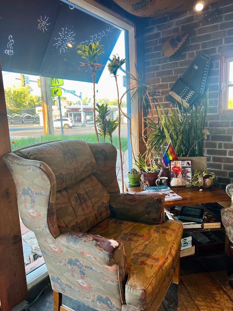 Interior of Higher Ground Coffee, specialty coffee shop in Salt Lake City
