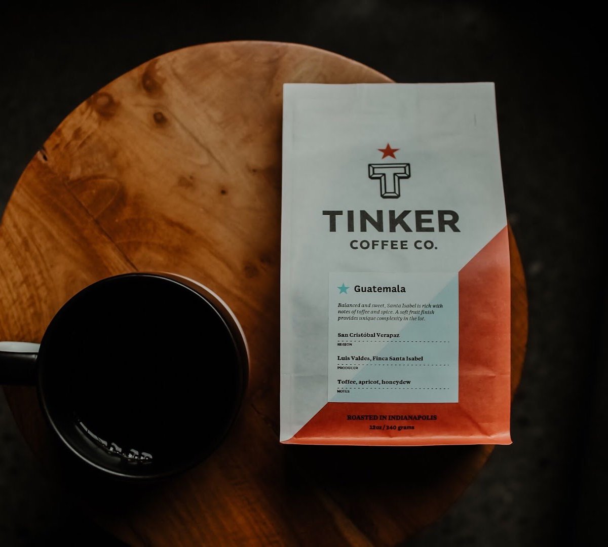 Coffee at Tinker Coffee Co. Roastery, specialty coffee shop in Indianapolis