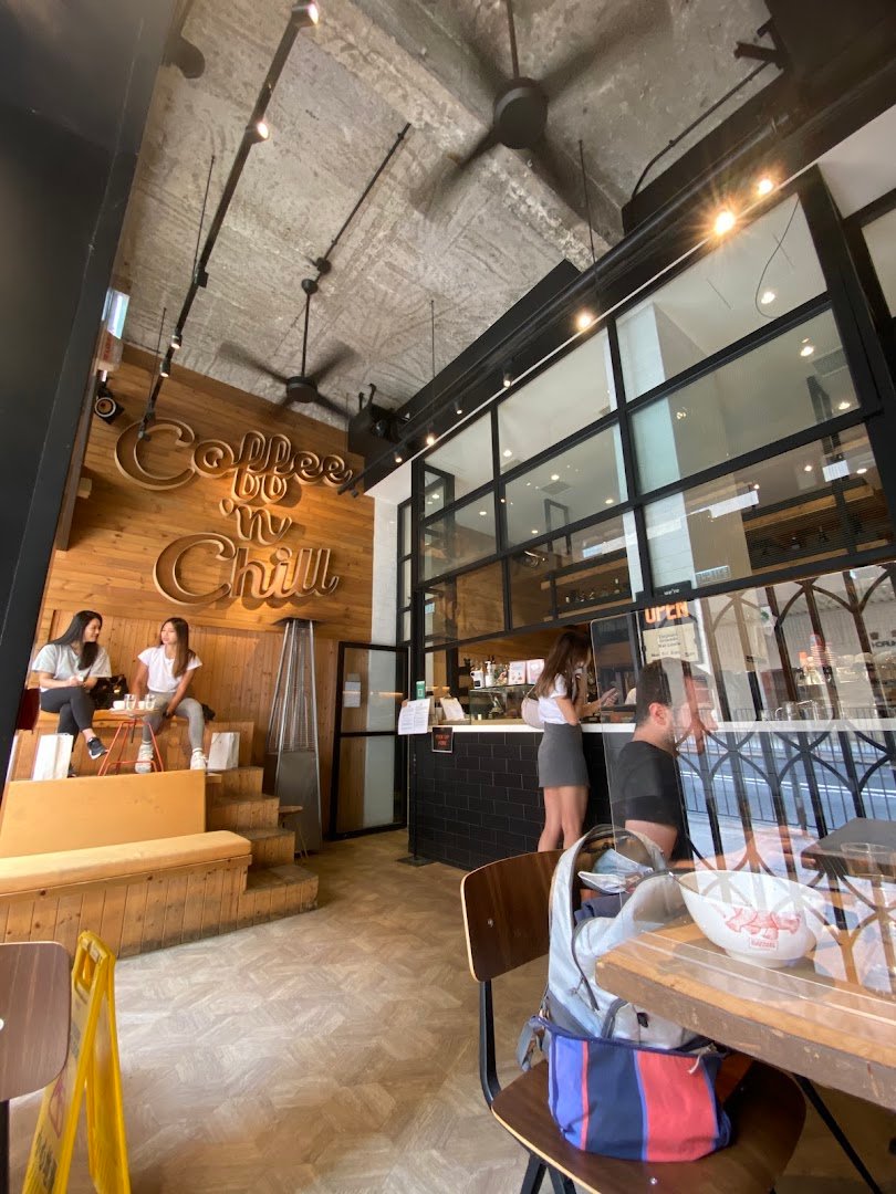 Interior of Elephant Grounds, specialty coffee shop in Hong Kong
