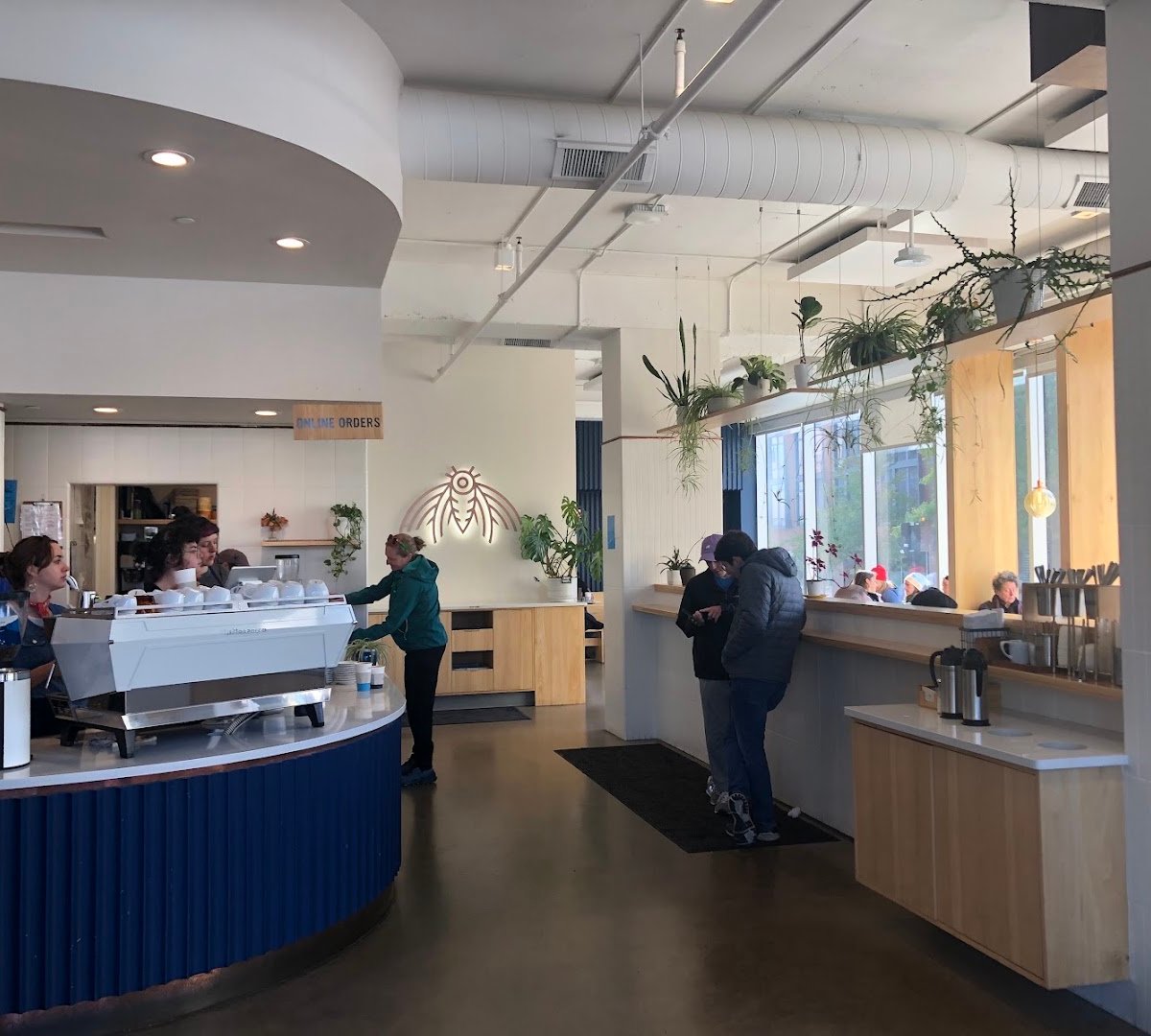 Interior of Wonderstate Coffee - Madison Cafe, specialty coffee shop in Madison