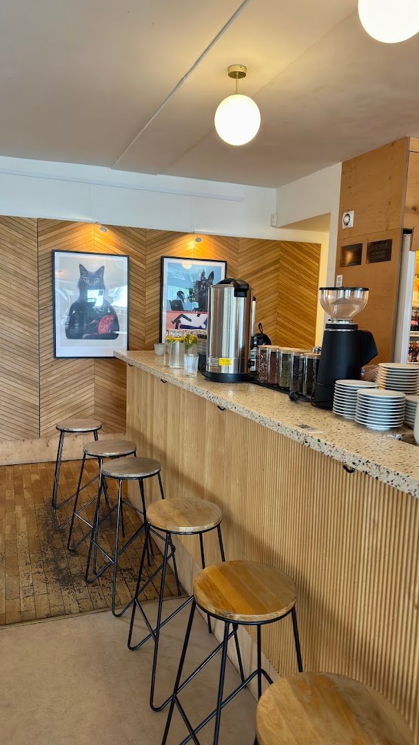 Interior of Cafe Bar Havana, specialty coffee shop in Warsaw