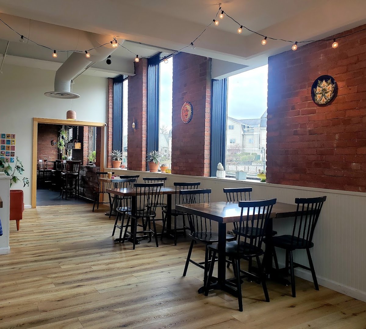 Interior of Clementine, specialty coffee shop in Rochester