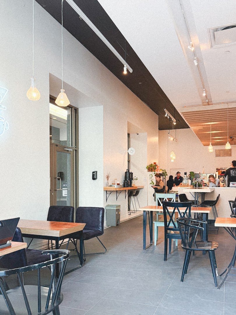Interior of Brûlerie FARO-Roasting House Montréal, specialty coffee shop in Montreal