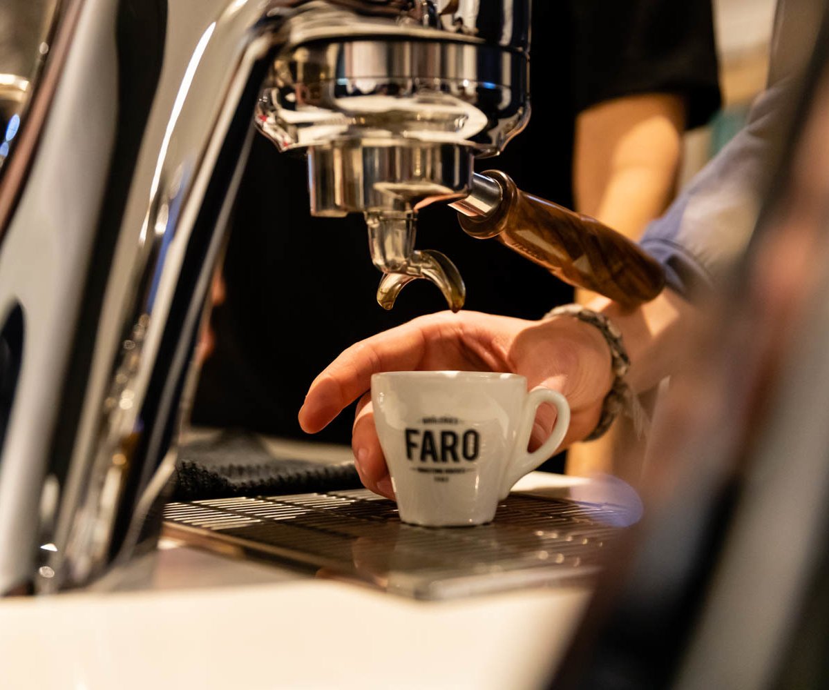 Coffee at Brûlerie FARO-Roasting House Montréal, specialty coffee shop in Montreal