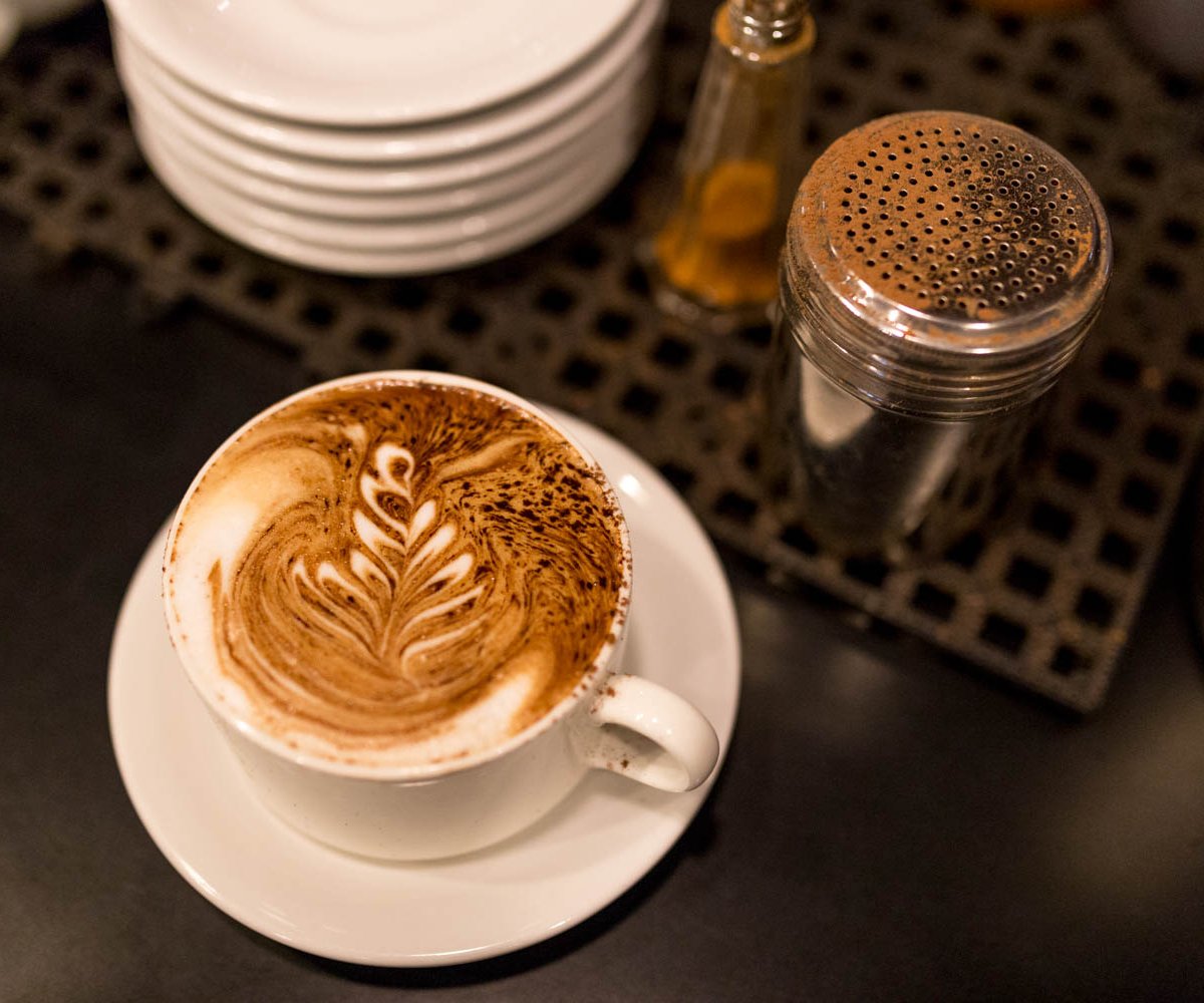 Coffee at Village Coffee Roastery, specialty coffee shop in Scottsdale