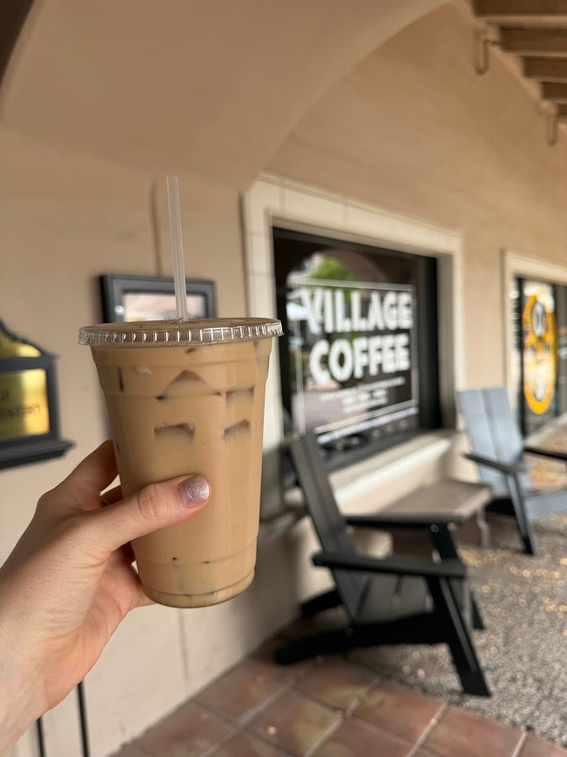 Coffee at Village Coffee Roastery, specialty coffee shop in Scottsdale