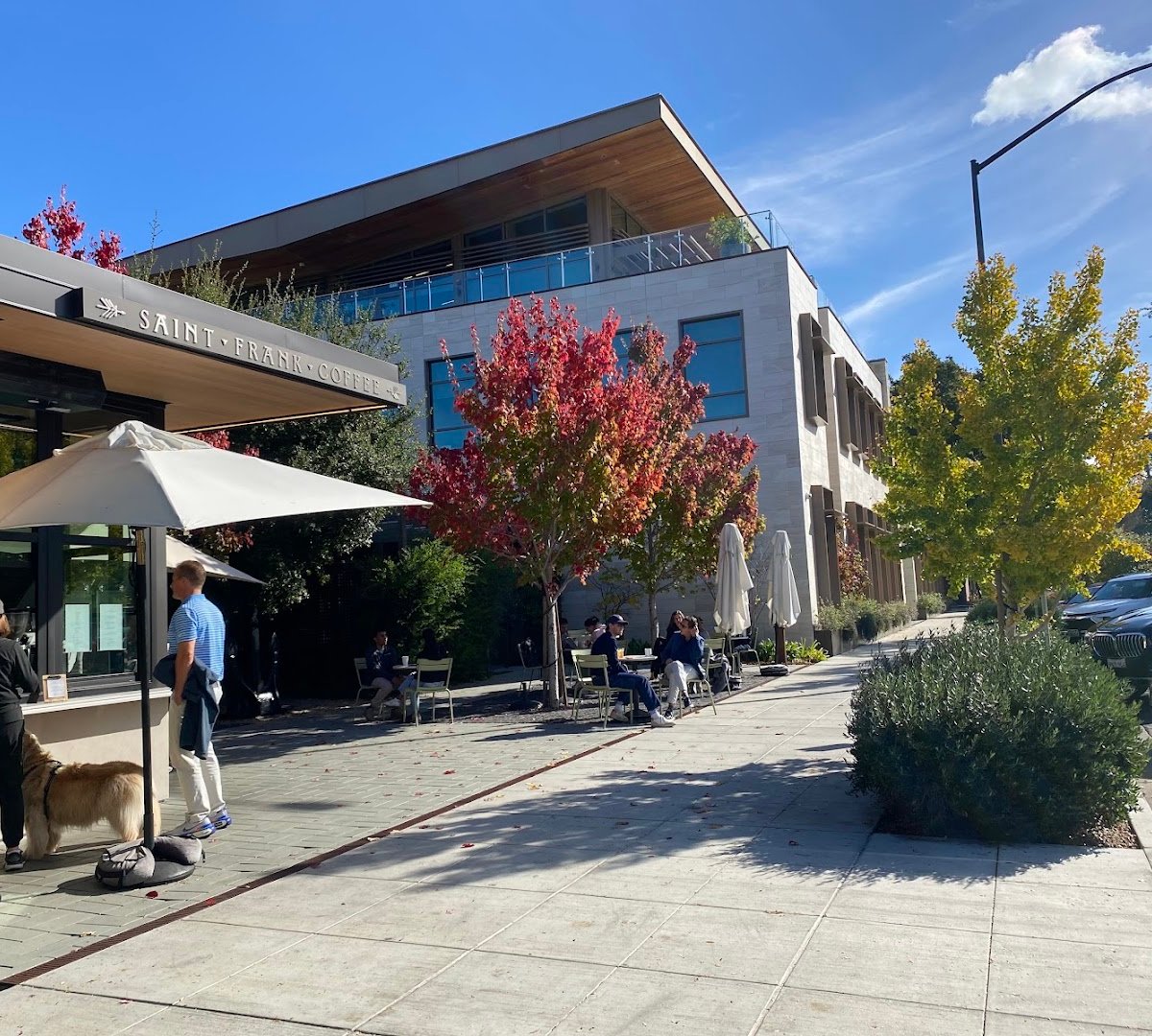 Storefront of Saint Frank Coffee, specialty coffee shop in San Jose