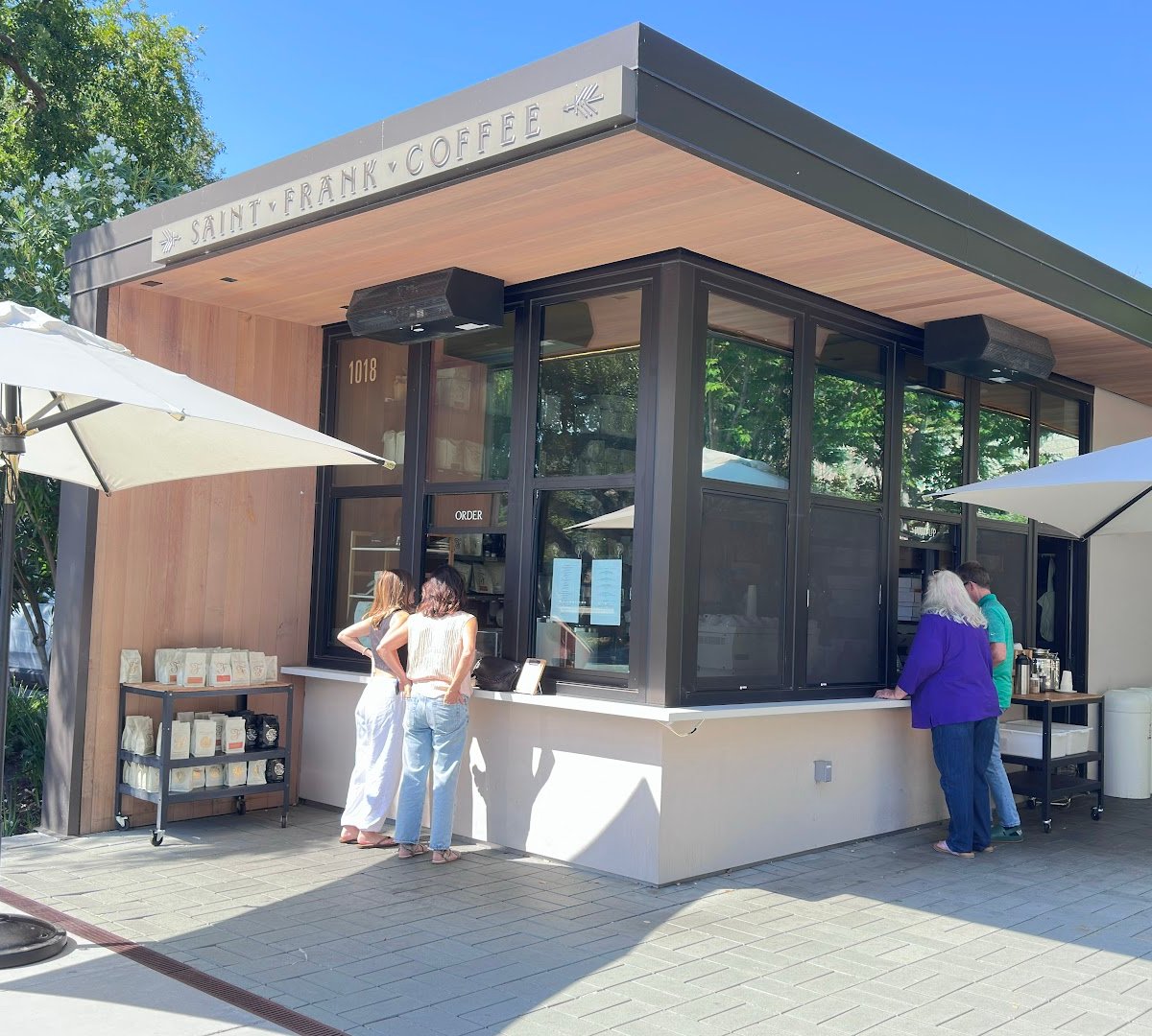 Storefront of Saint Frank Coffee, specialty coffee shop in San Jose