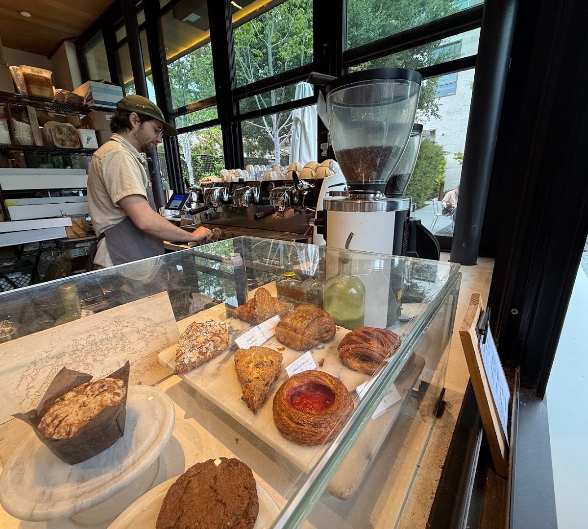 Interior of Saint Frank Coffee, specialty coffee shop in San Jose