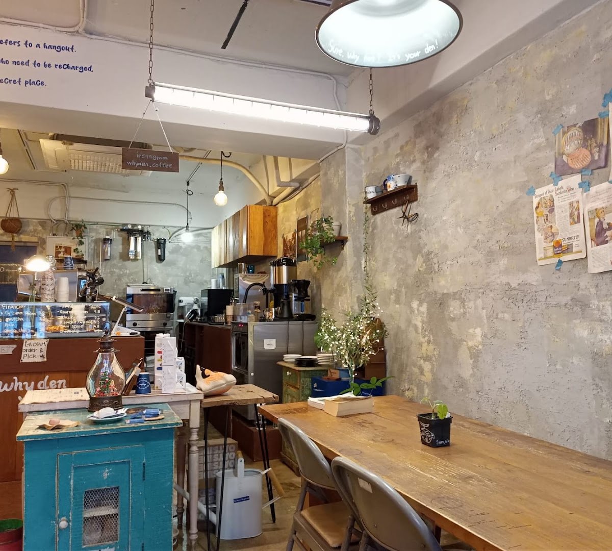 Interior of whyden coffee seongsu, specialty coffee shop in Seoul