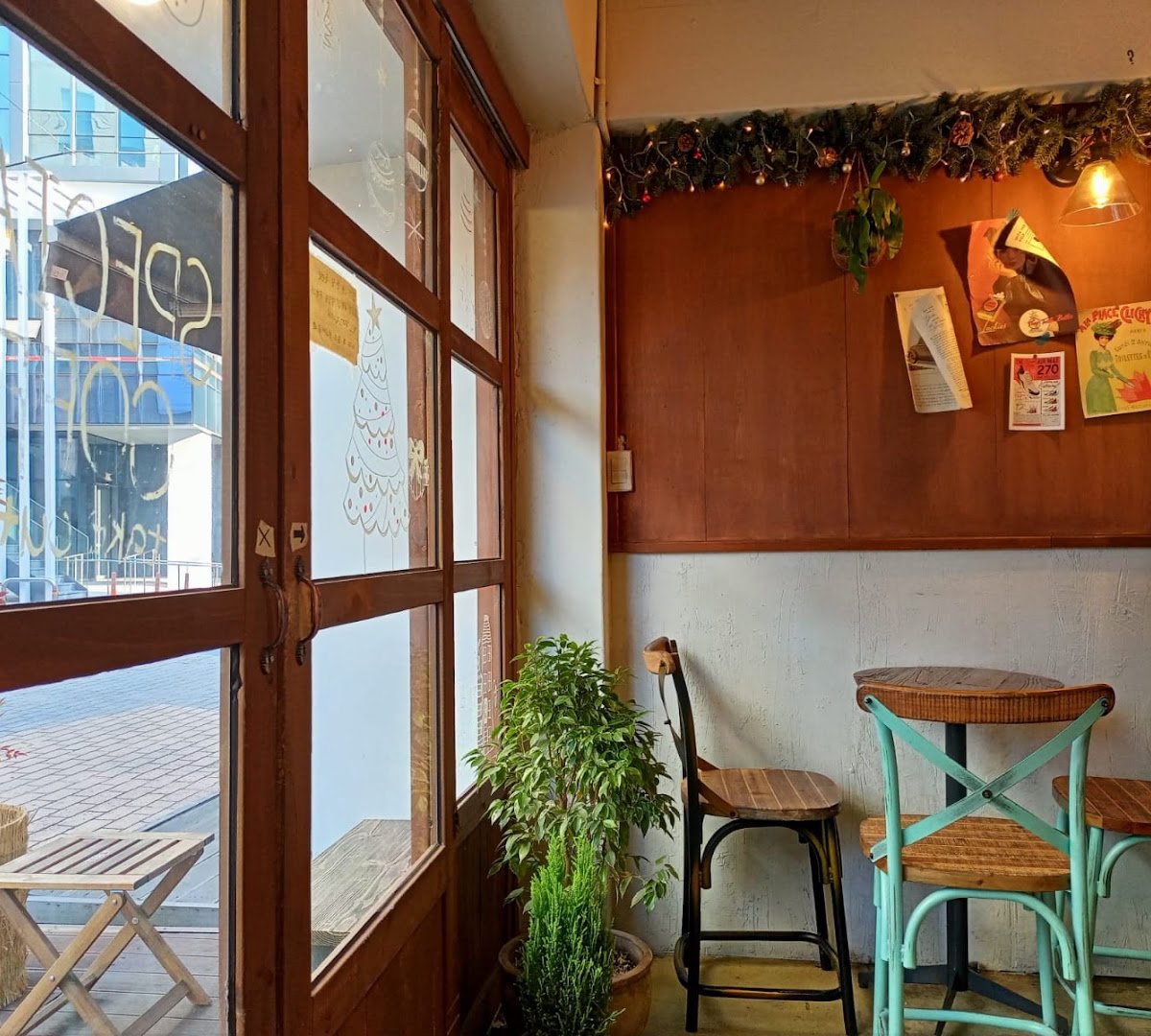 Interior of whyden coffee seongsu, specialty coffee shop in Seoul