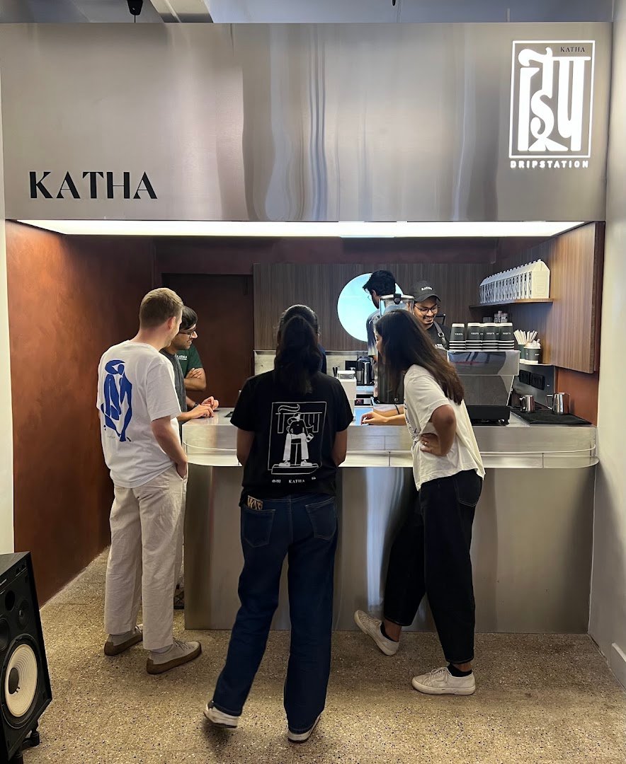 Interior of Katha Coffee | TRC, Mahim, specialty coffee shop in Mumbai