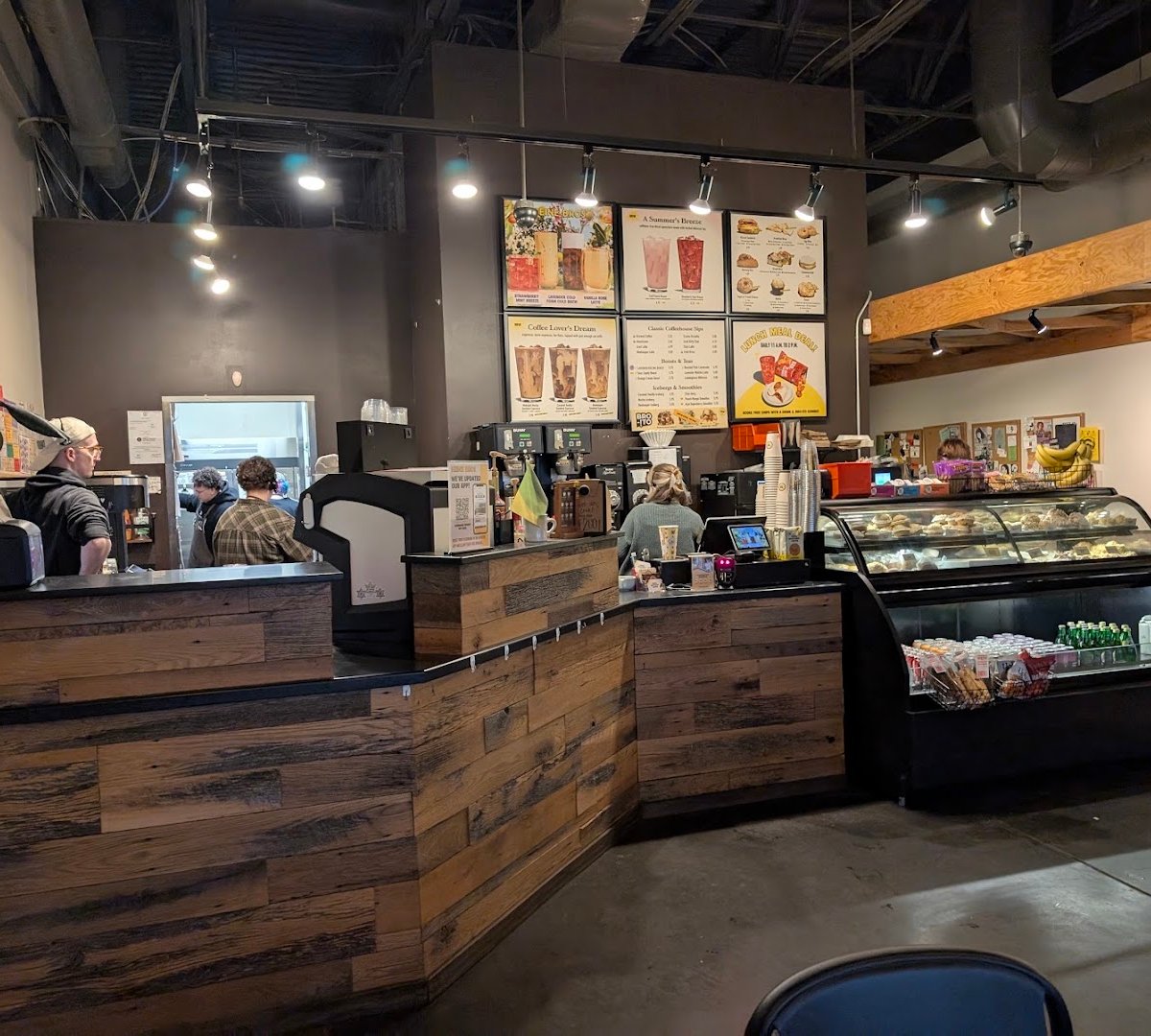 Interior of Heine Brothers Coffee, specialty coffee shop in Louisville
