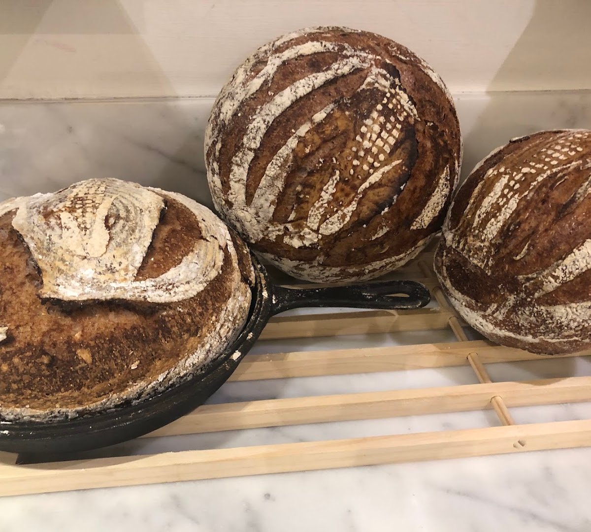 Food at Biscottino Coffee, specialty coffee shop in Mexico City