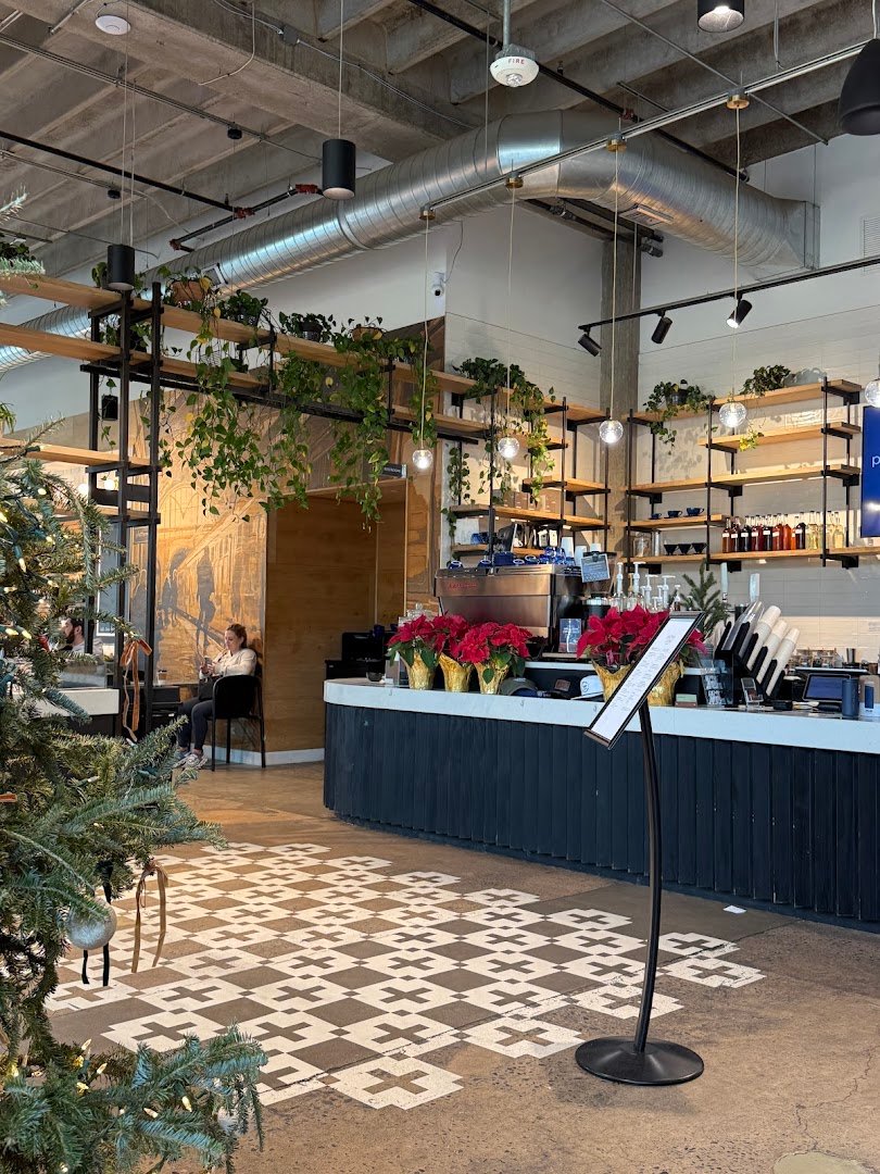 Interior of Platform Coffee + Kitchen, specialty coffee shop in Charlotte