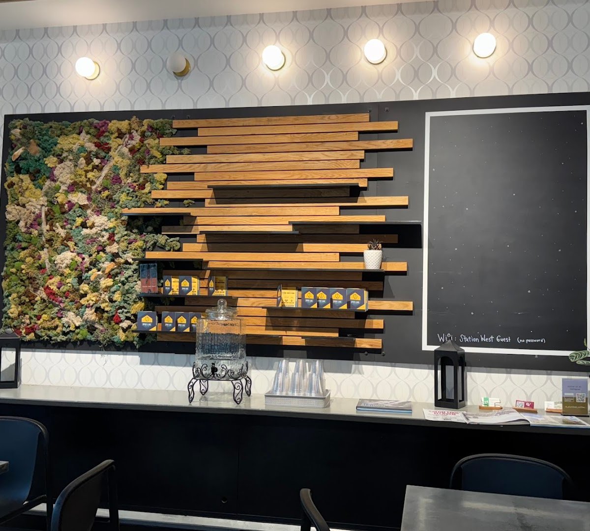 Interior of Platform Coffee + Kitchen, specialty coffee shop in Charlotte