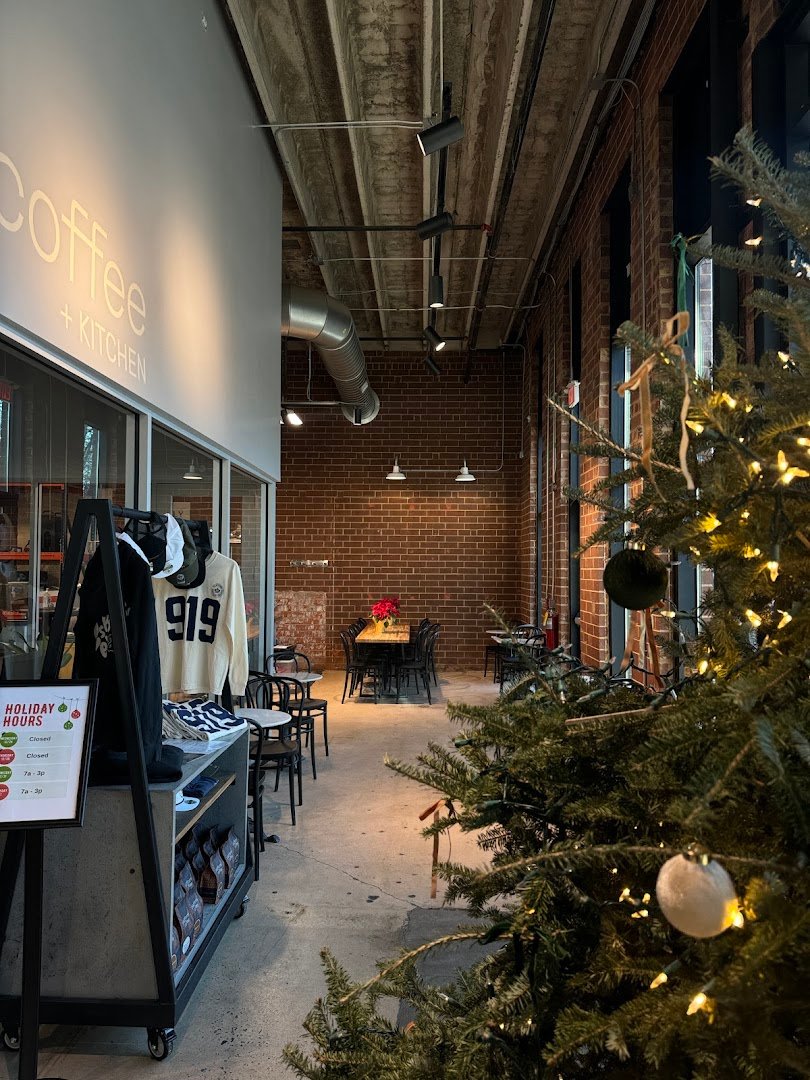 Interior of Platform Coffee + Kitchen, specialty coffee shop in Charlotte