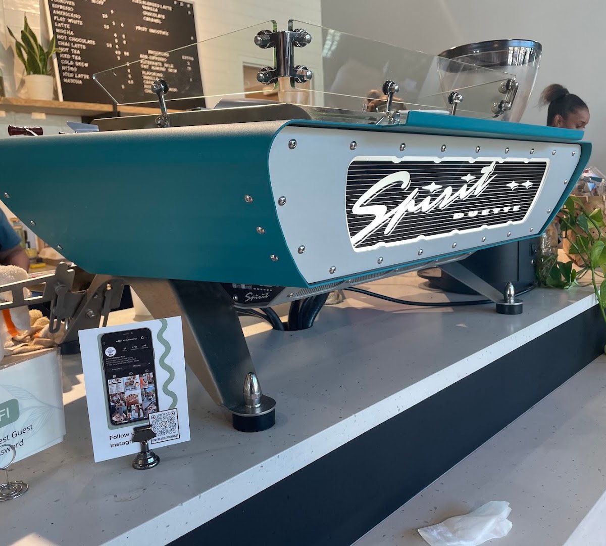 Interior of Platform Coffee + Kitchen, specialty coffee shop in Charlotte