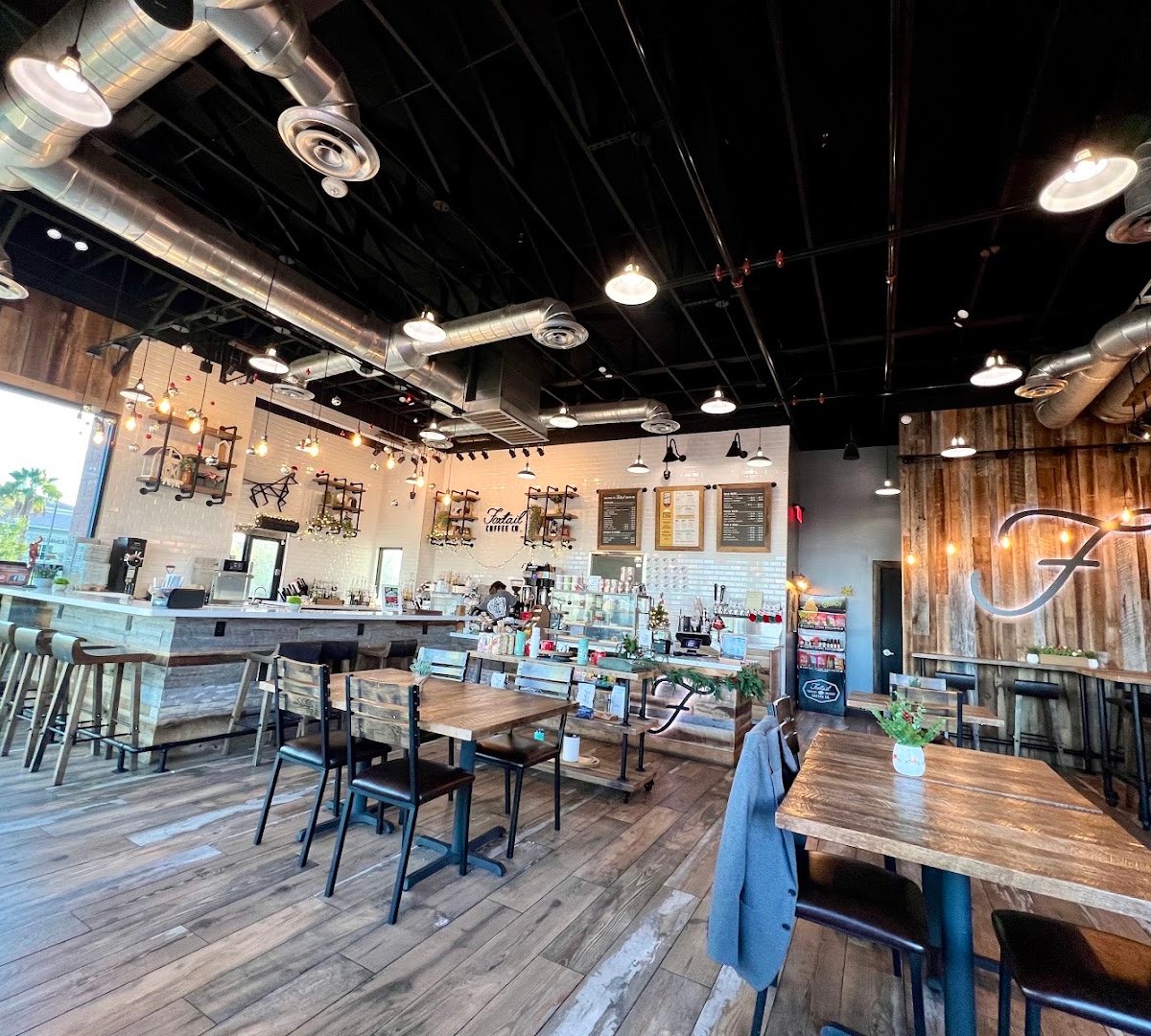 Interior of Foxtail Coffee Co. And Swine & Sons - Las Vegas, specialty coffee shop in Las Vegas