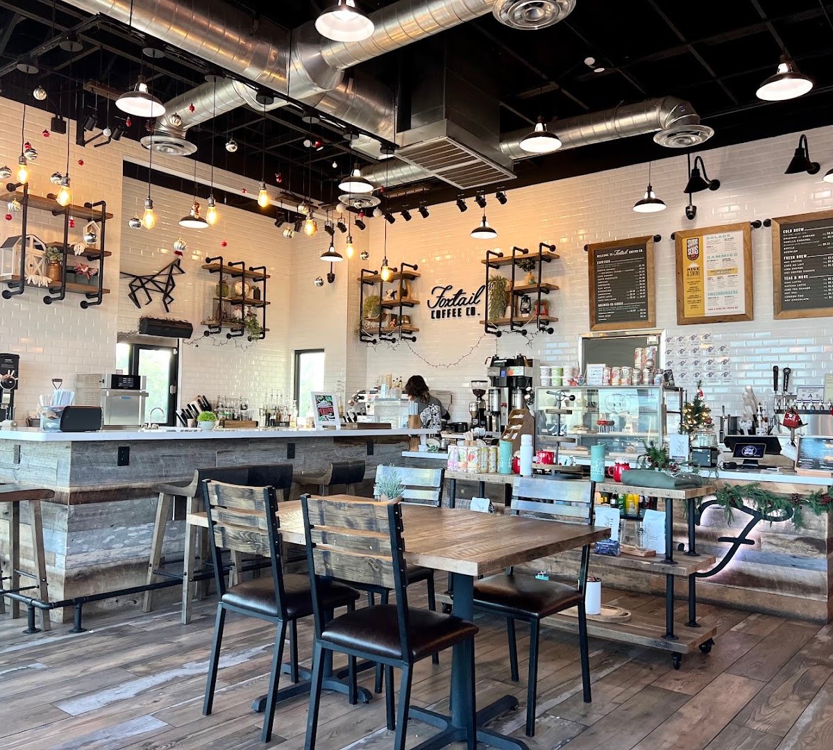 Interior of Foxtail Coffee Co. And Swine & Sons - Las Vegas, specialty coffee shop in Las Vegas