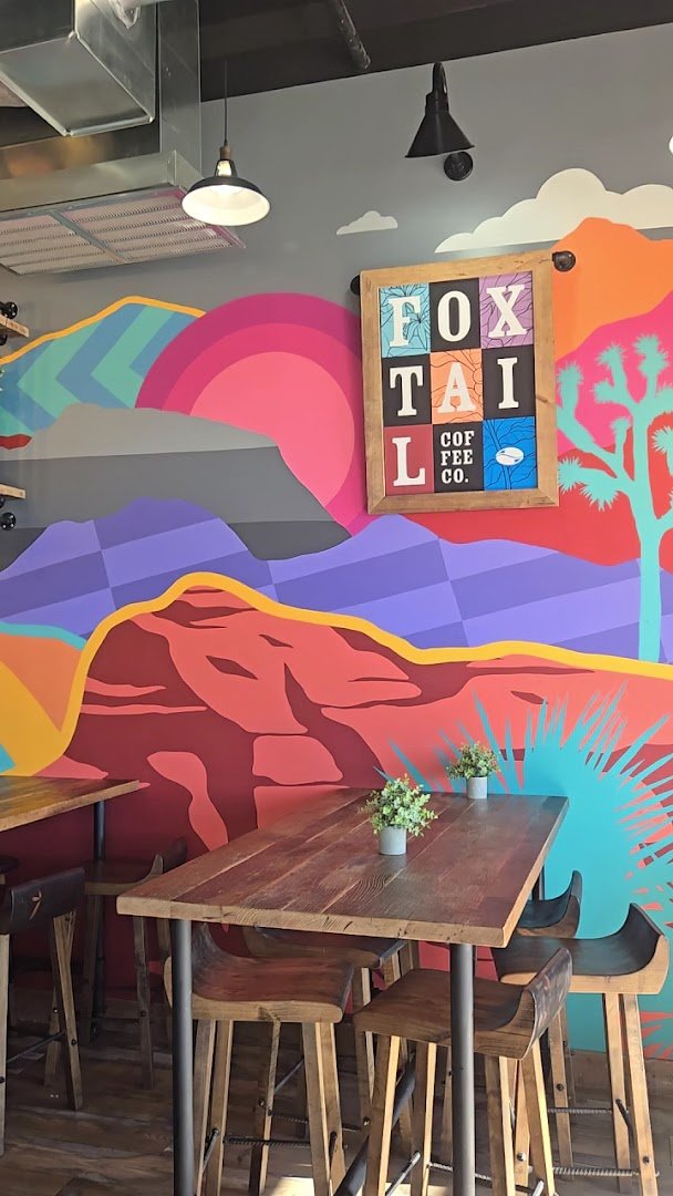 Interior of Foxtail Coffee Co. And Swine & Sons - Las Vegas, specialty coffee shop in Las Vegas
