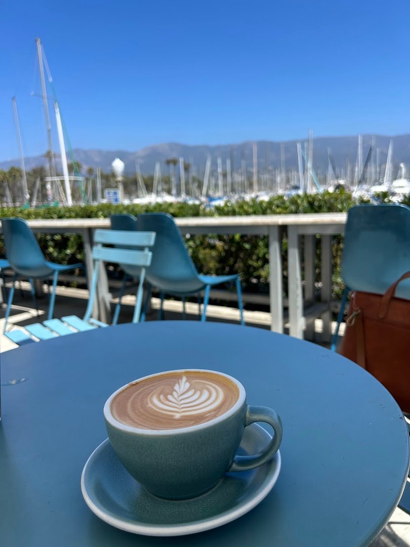 Coffee at Dart Coffee Co, specialty coffee shop in Santa Barbara