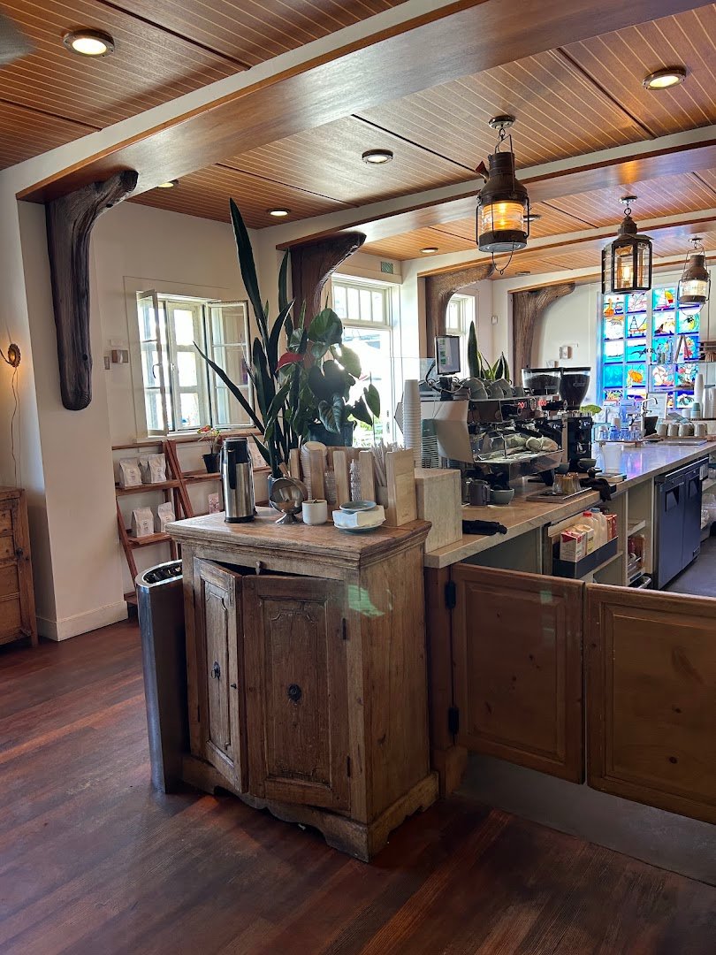 Interior of Dart Coffee Co, specialty coffee shop in Santa Barbara