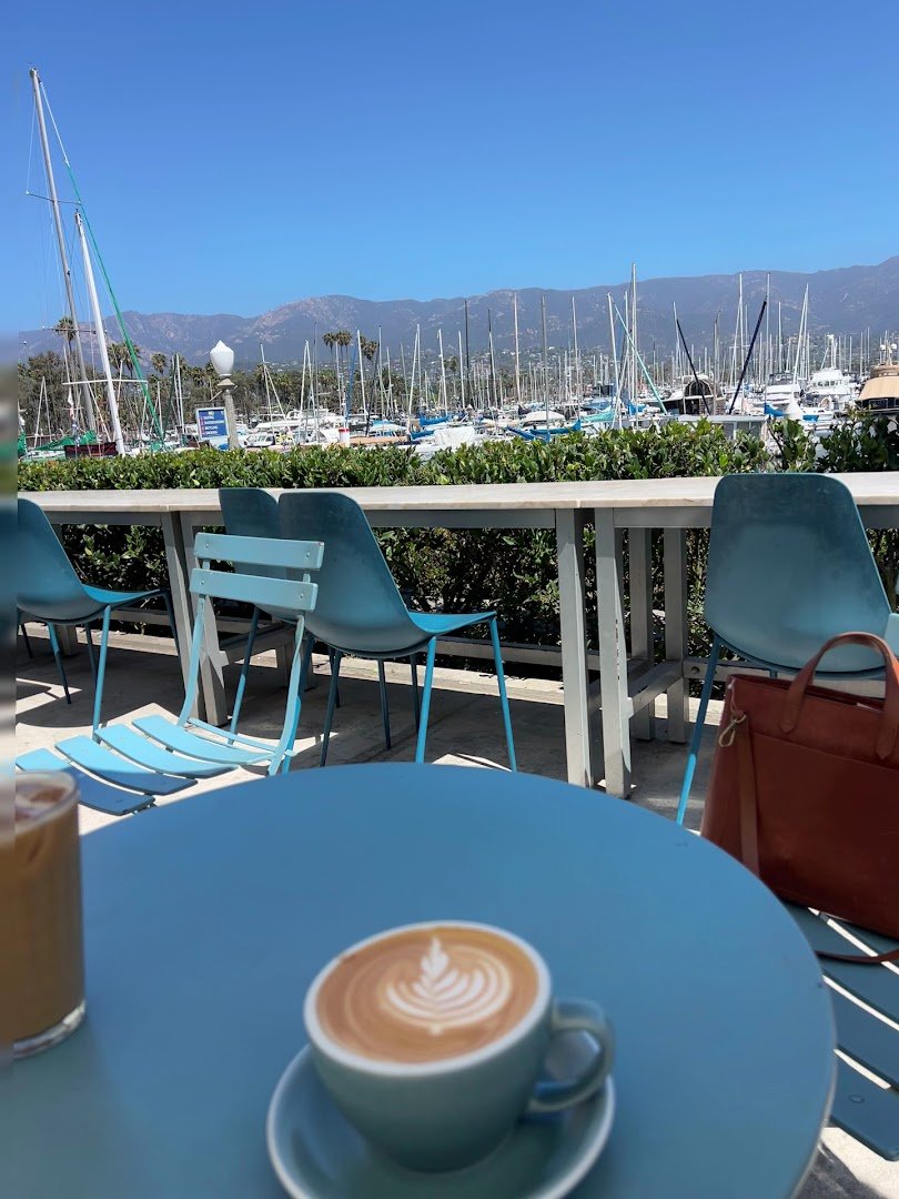 Coffee at Dart Coffee Co, specialty coffee shop in Santa Barbara