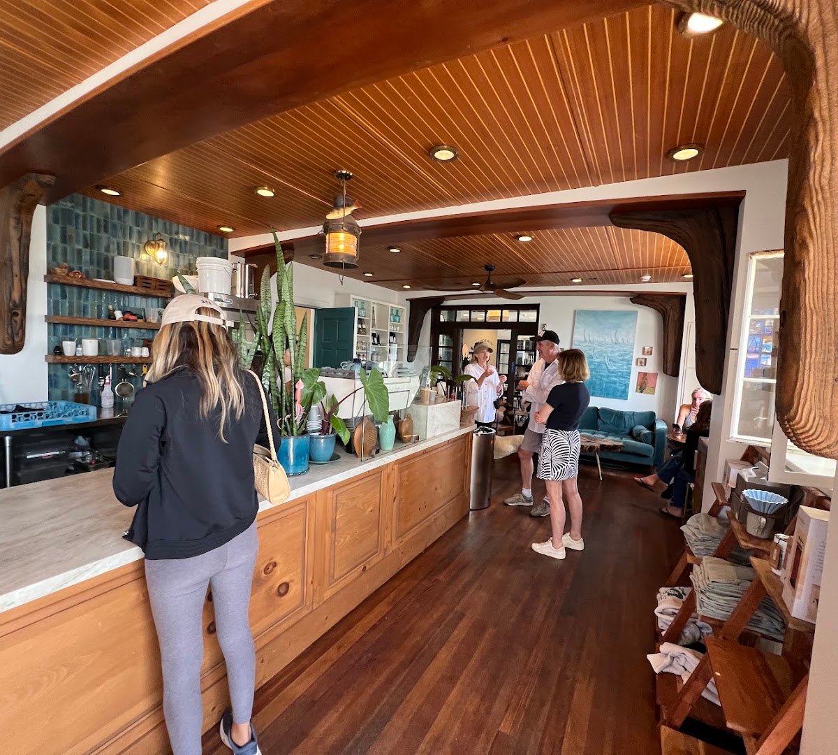 Interior of Dart Coffee Co, specialty coffee shop in Santa Barbara
