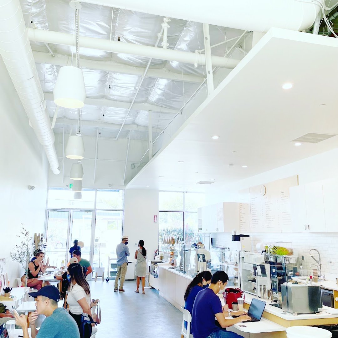 Interior of Coffee & Water Lab, specialty coffee shop in San Jose