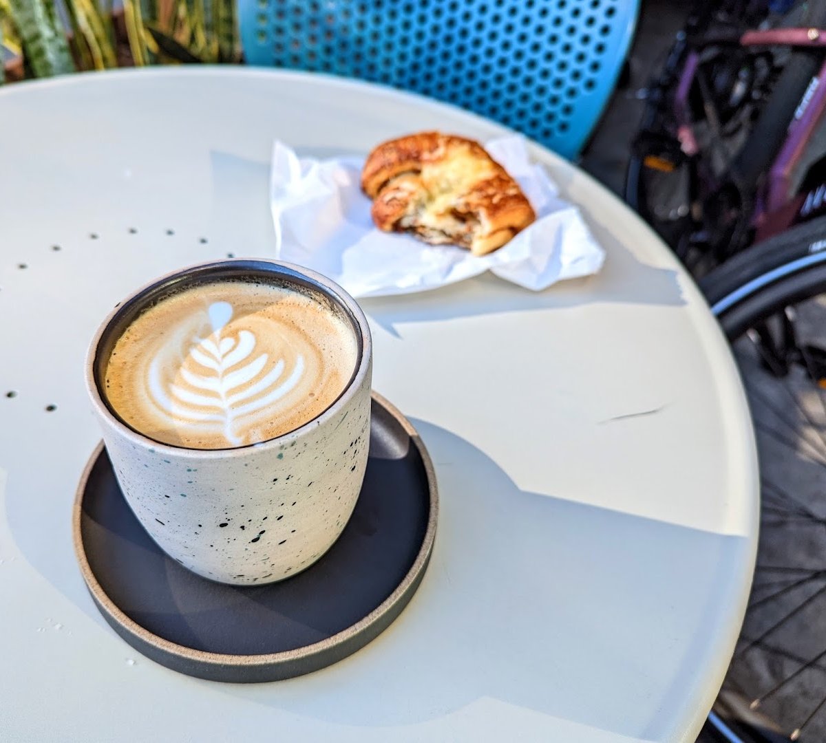 Coffee at Academic Coffee, specialty coffee shop in San Jose