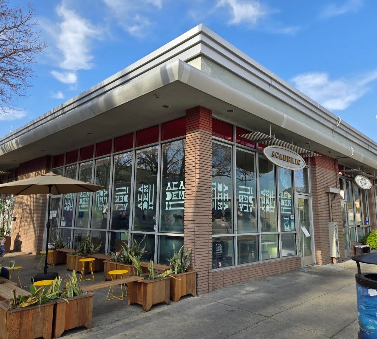 Storefront of Academic Coffee, specialty coffee shop in San Jose