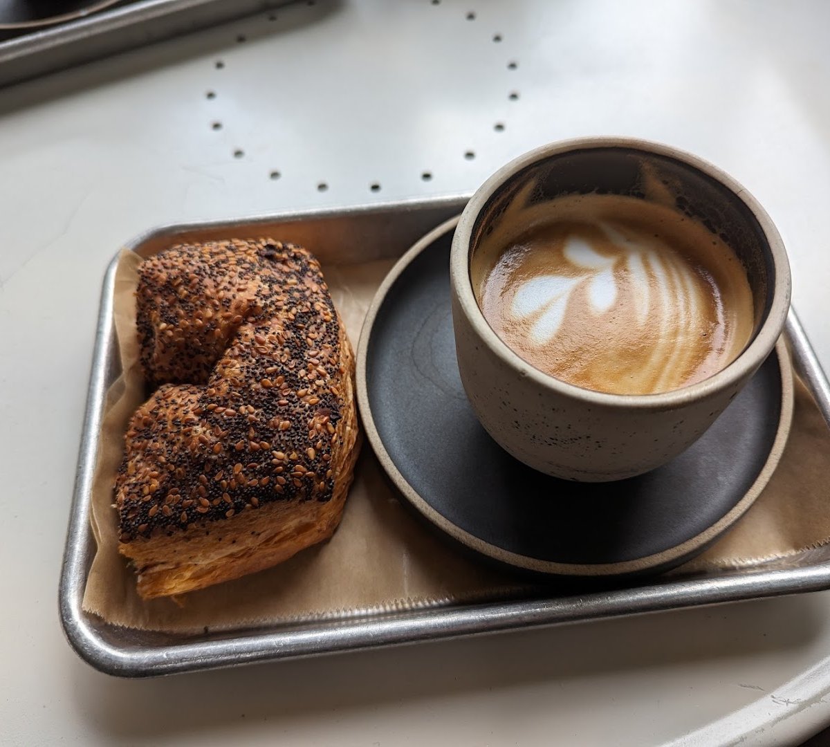 Coffee at Academic Coffee, specialty coffee shop in San Jose