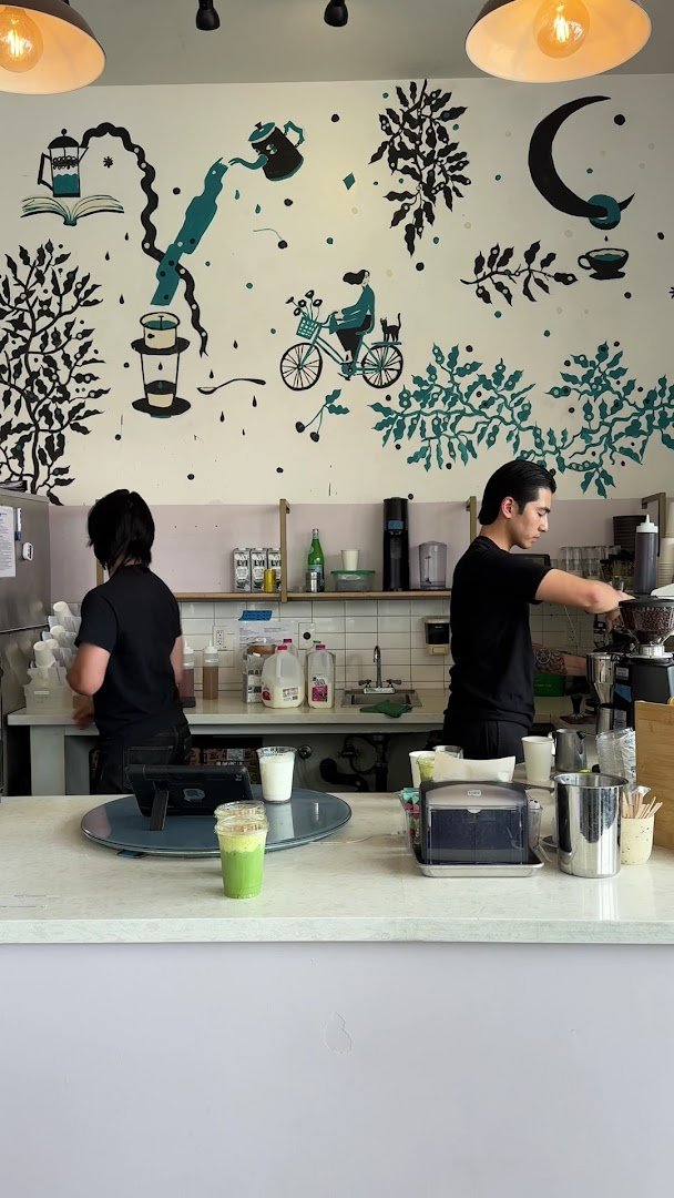 Interior of Academic Coffee, specialty coffee shop in San Jose