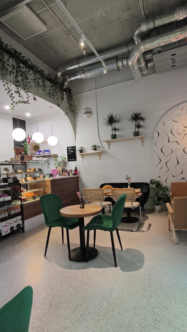 Interior of Wanderlust Speciality Coffee, specialty coffee shop in Warsaw