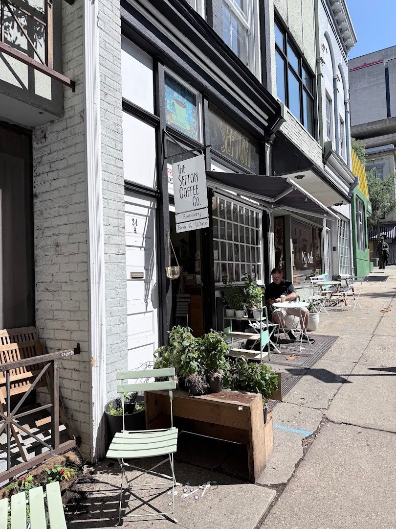Storefront of Sefton Coffee Company, specialty coffee shop in Richmond
