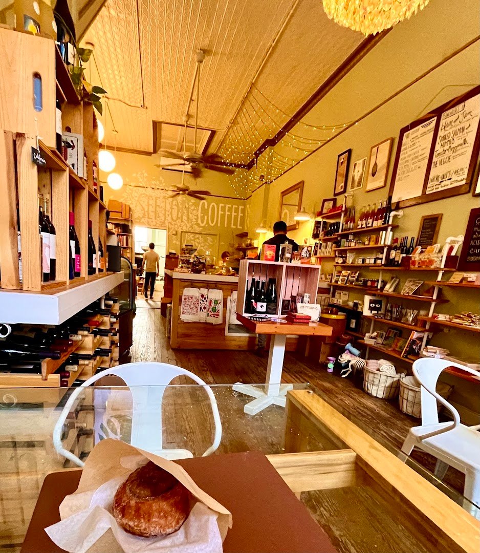 Interior of Sefton Coffee Company, specialty coffee shop in Richmond